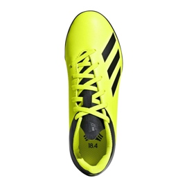 Die adidas X Tango 18.4 Tf Jr DB2435 Fußballschuhe gelb gelb 1