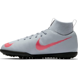 Nike Mercurial Superfly X 6 Club Tf Jr AH7345 060 Fußballschuhe weiß 2