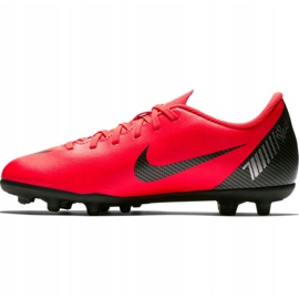 Nike Mercurial Vapor 12 Club Gs CR7 FG / MG Jr AJ3095-600 Fußballschuhe mehrfarbig rot 1
