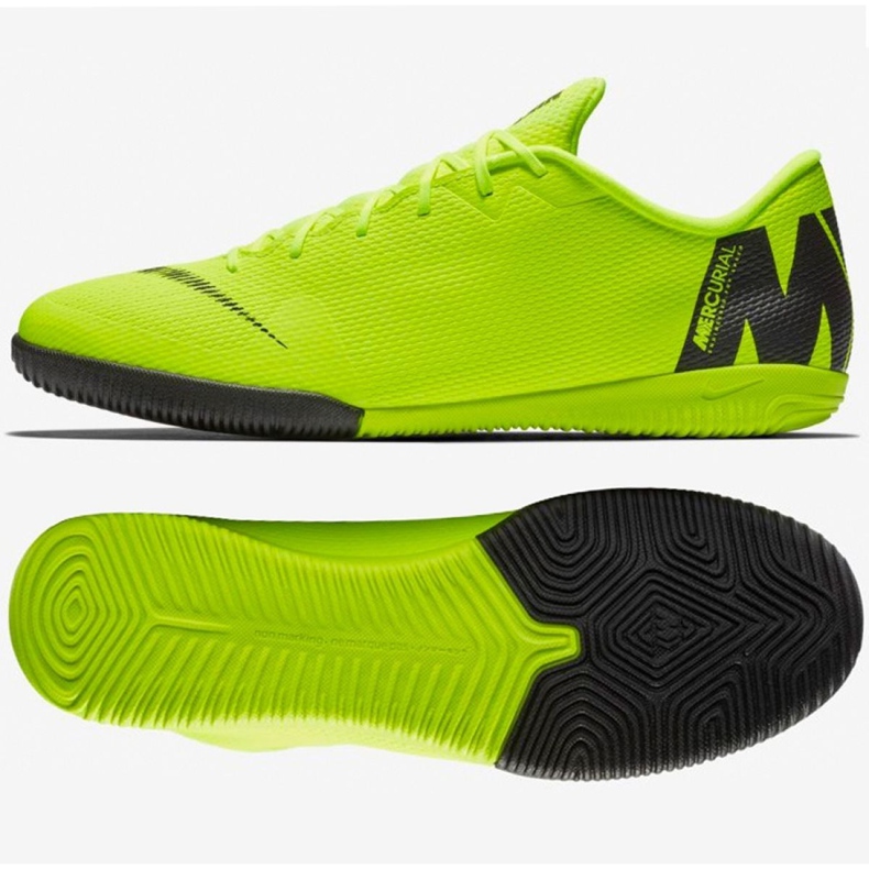 Hallenschuhe Nike Mercurial Vapor 12 Academy Ic M AH7383-701 mehrfarbig grün 1