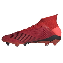 Adidas Predator 19.1 Fg M BC0552 Fußballschuhe mehrfarbig rot 1