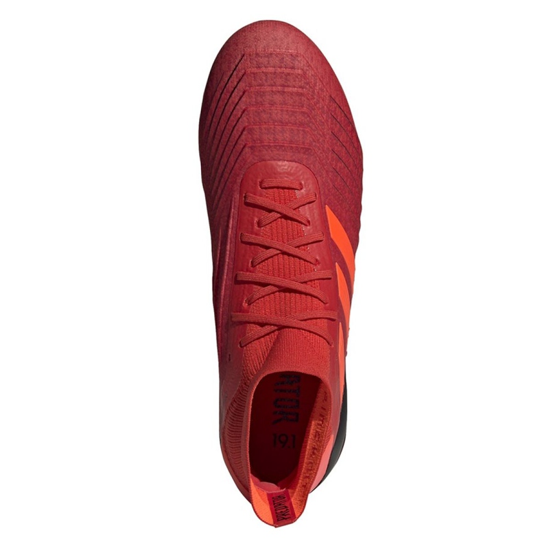 Adidas Predator 19.1 Fg M BC0552 Fußballschuhe mehrfarbig rot 2