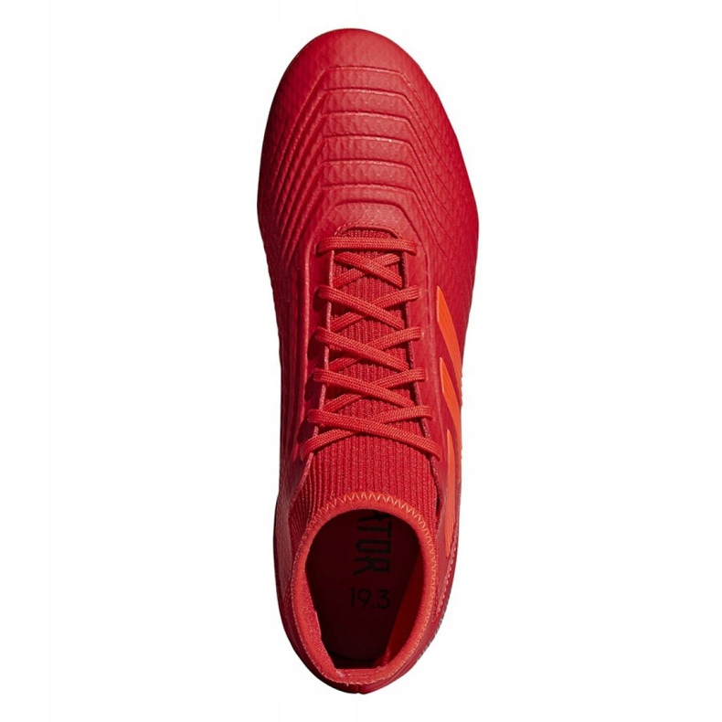 Adidas Predator 19.3 Fg M BB9334 Fußballschuhe mehrfarbig rot 2
