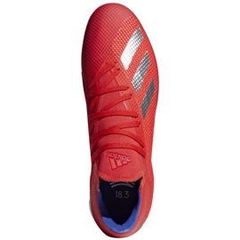 Hallenschuhe adidas X 18.3 In M BB9392 mehrfarbig rot 1