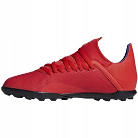 Adidas X 18.3 Tf Jr BB9403 Fußballschuhe mehrfarbig rot 2