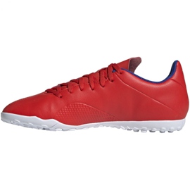 Adidas X 18.4 Tf M BB9413 Fußballschuhe mehrfarbig rot 2