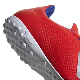 Adidas X 18.4 Tf M BB9413 Fußballschuhe mehrfarbig rot 4