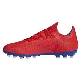Adidas X 18.3 Ag M BC0299 Fußballschuhe mehrfarbig rot 1