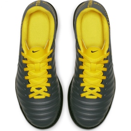 Nike Tiempo Legend 7 Club Tf Jr AH7261-070 Fußballschuhe schwarz grau 2