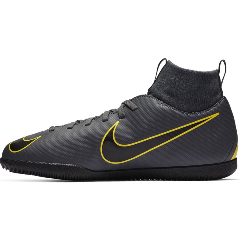 Hallenschuhe Nike Mercurial Superfly X 6 Club Ic Jr AH7346-070 schwarz grau 1