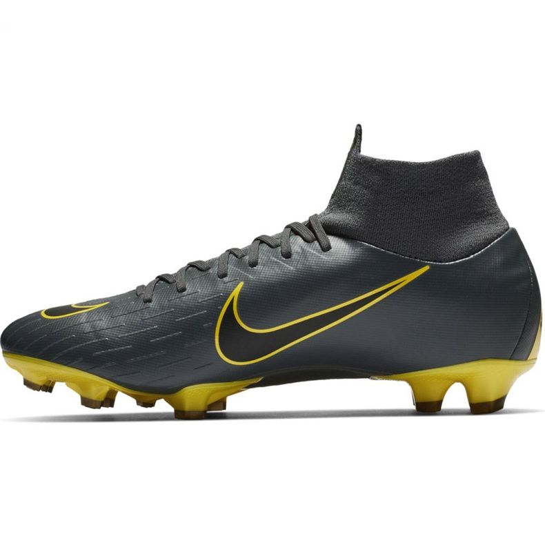 Nike Mercurial Superfly 6 Pro Fg M AH7368-070 Fußballschuhe schwarz grau 1
