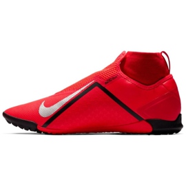 Nike React Phantom Vsn Pro Df Tf M AO3277-600 Fußballschuh rot rot 1