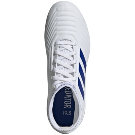 Adidas Predator 19.3 Fg Jr CM8535 Fußballschuhe mehrfarbig weiß 2
