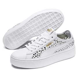 Puma Vikky gestapelt Laser Cut 369378 02 weiß 2