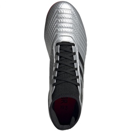 Adidas Predator 19.3 Fg M F35595 Fußballschuhe rot silber- 2