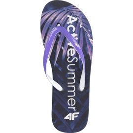 Hausschuhe 4f W H4L19-KLD004 30S dunkelblau mehrfarbig navy blau 1