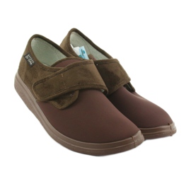 Befado 131M005 Hausschuhe für Diabetiker braun 4