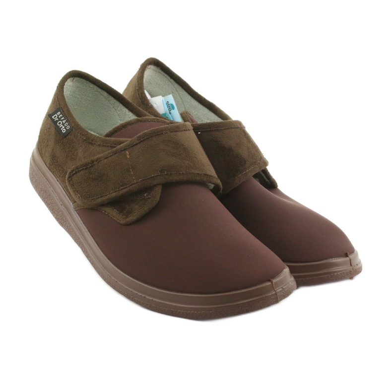 Befado 131M005 Hausschuhe für Diabetiker braun 4