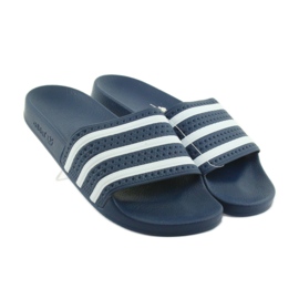 Adidas Adilette Hausschuhe navy blau 4