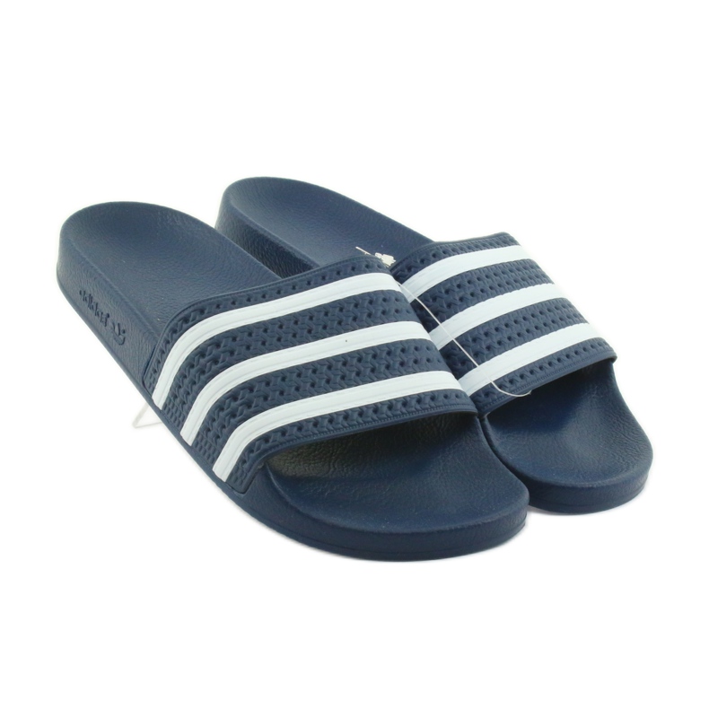 Adidas Adilette Hausschuhe marineblau 4