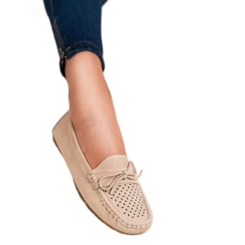 SHELOVET Lässige Slipper braun 2