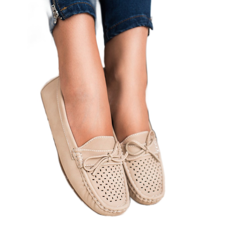 SHELOVET Lässige Slipper braun 1