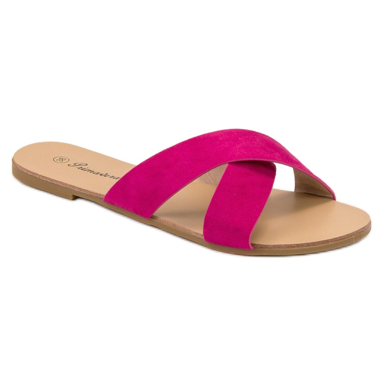 Primavera Bequeme flache Hausschuhe rosa 1