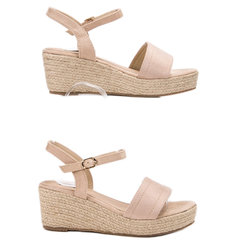 Vices Sandalen auf der Plattform braun 2