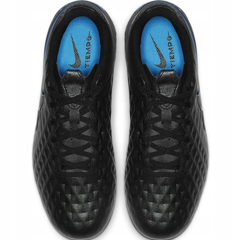 Nike Tiempo Legend 8 Academy FG / MG Jr AT5732 004 Fußballschuhe schwarz schwarz 1