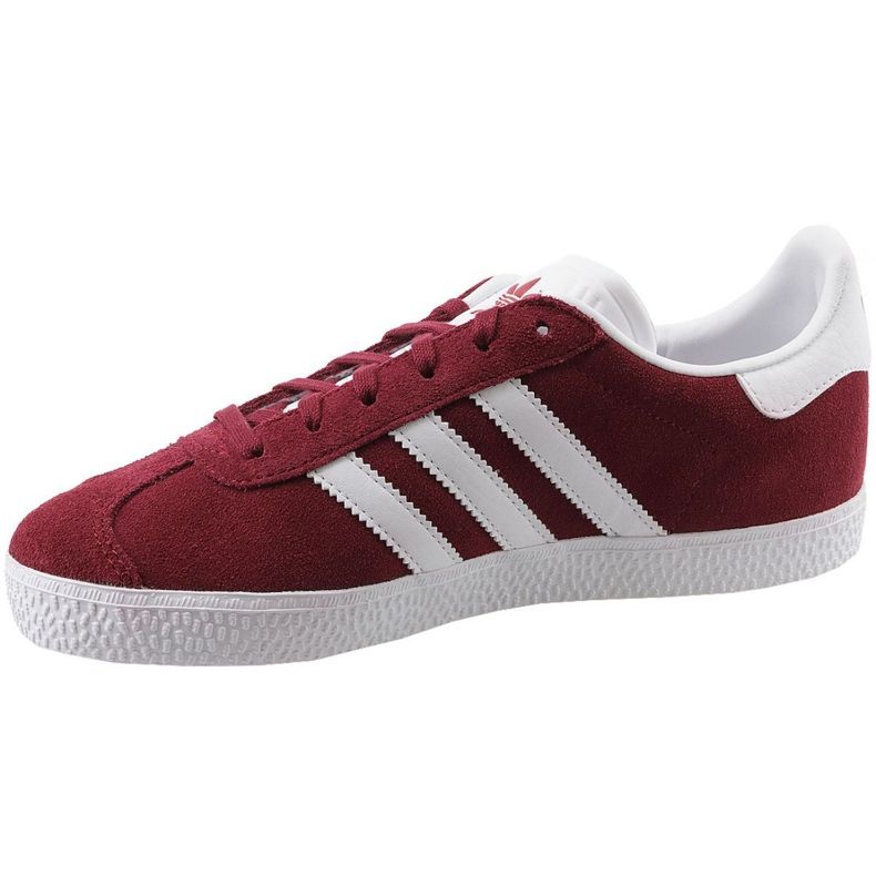 Adidas Gazelle Jr CQ2874 rote Schuhe weiß 1