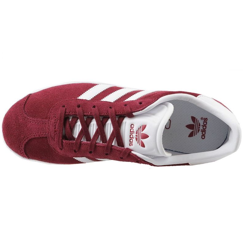 Adidas Gazelle Jr CQ2874 rote Schuhe weiß 2