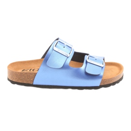 Medizinische Hausschuhe IZZI, BIOX Alex blau 6