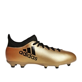 Adidas X 17.3 Fg Jr CP8990 Fußballschuhe weiß, gold golden 1