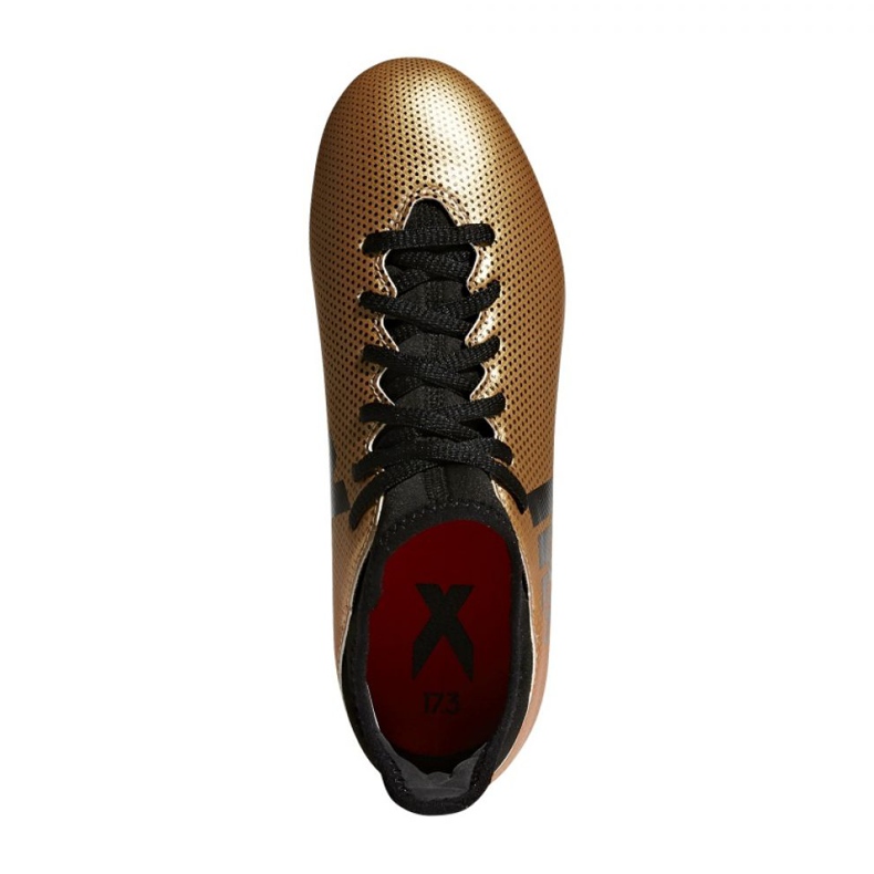 Adidas X 17.3 Fg Jr CP8990 Fußballschuhe weiß, gold golden 2