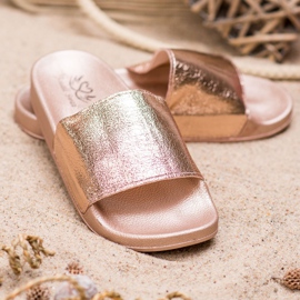 Small Swan Lässige Hausschuhe für Damen gelb 1