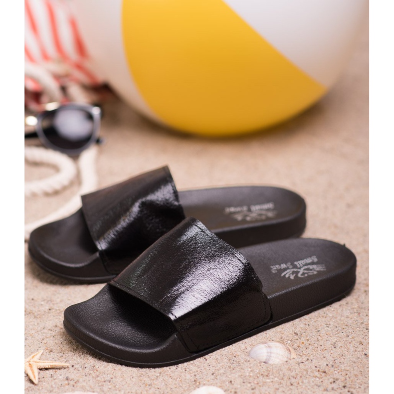 Small Swan Lässige Hausschuhe für Damen schwarz 2