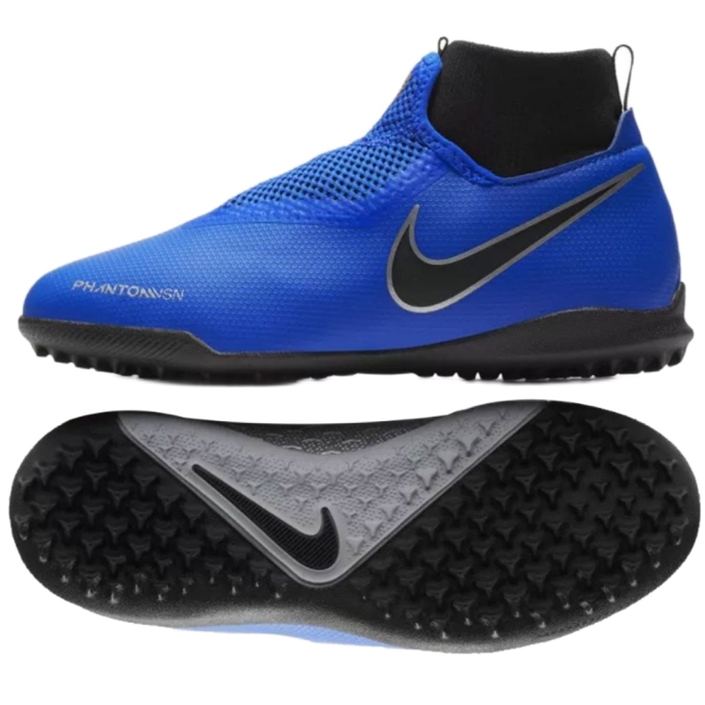 Nike Phantom Vsn Academy Df Tf Jr AO3292-400 Fußballschuhe blau blau 1