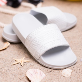 Vices Bequeme Hausschuhe aus Schaumstoff grau 2