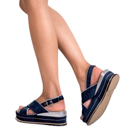 Lily Shoes Sandalen mit Schnallenverschluss blau 2