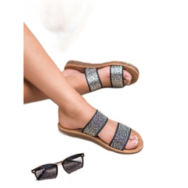 Seastar Hausschuhe mit Zirkonia schwarz 2