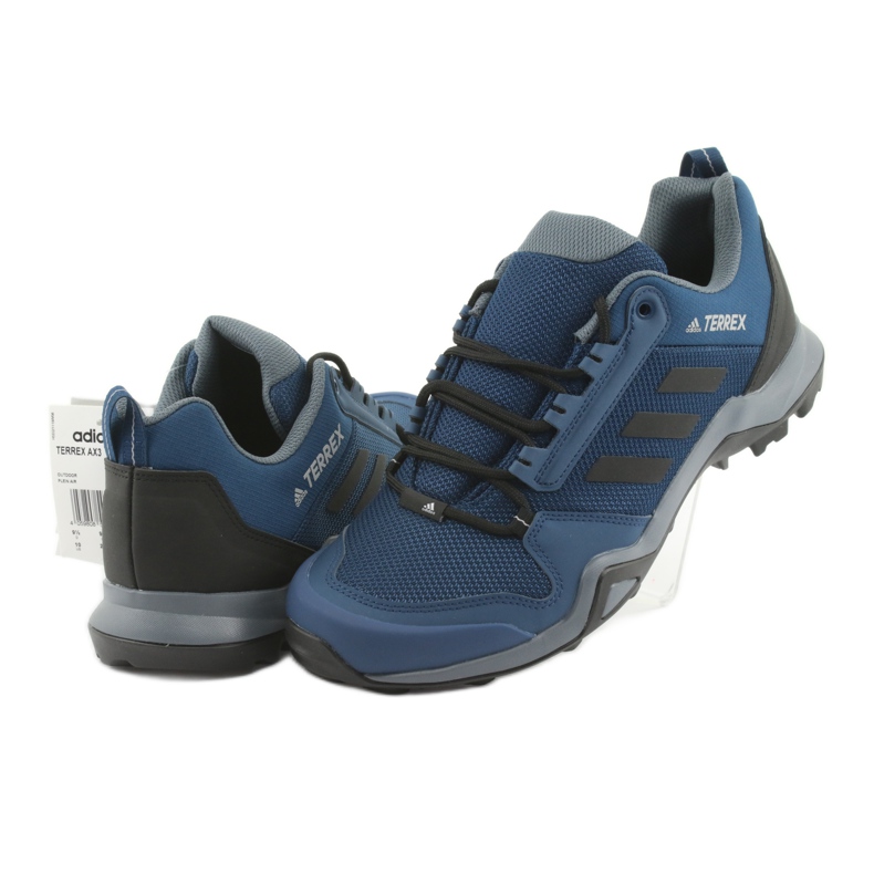 Trekkingschuhe adidas Terrex AX3 M BC0527 schwarz navy blau grau 3