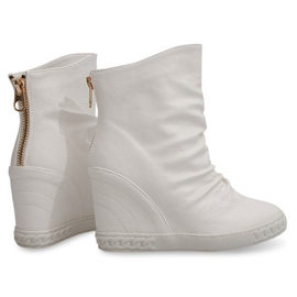 Sneakers Sneakers On Wedge Stiefel Ovye 397 Weiß 1
