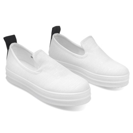 Love Slip On SK74 Weiße Slip-On Sneakers 1