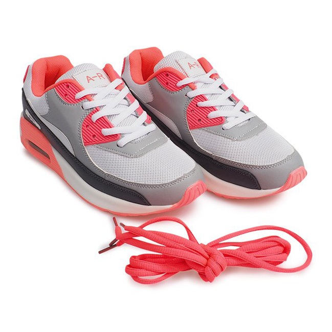 Sportschuhe B306A-38 Weiß schwarz grau mehrfarbig 1