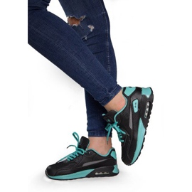 Turnschuhe Turnschuhe Neon B306A-17 schwarz 2