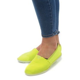 Lycra PT7205 Gelbe Slip-On-Sneakers 1