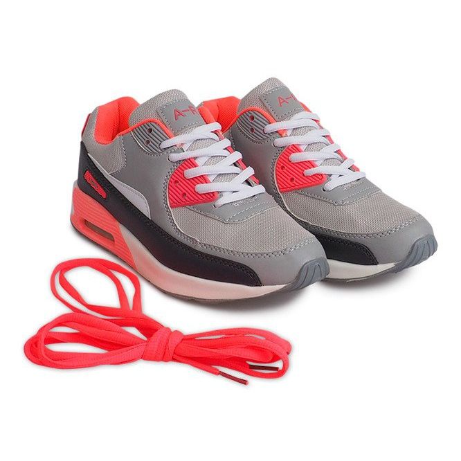Sportschuhe Neon B306A-1 grau mehrfarbig 2