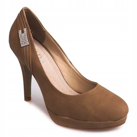 Klassische Stilettos 5029 Khaki grün 1