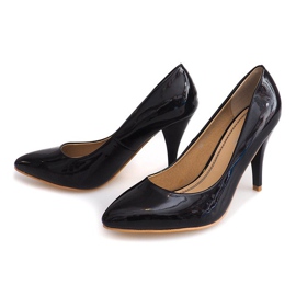 Lackierte Ohrstecker CB-10758-5 Schwarz 1