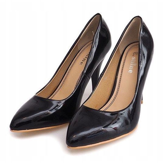 Lackierte Ohrstecker CB-10758-5 Schwarz 2